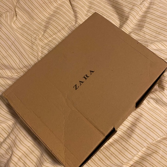 NWT ZARA tassel fringe black suede sandal heel sz 39 - Picture 6 of 7